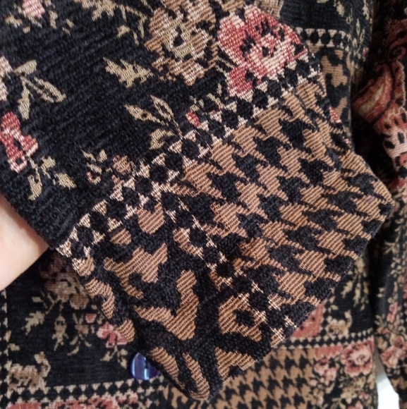 CM Shapes Vintage tapestry jacket unlined women's size 24W - Picture 3 of 6